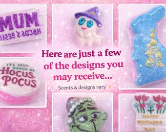 Bomba de baño misteriosa / Bomba de baño artesanal en liquidación / Bomba de baño sorpresa / Bomba de baño barata / Regalo para el autocuidado / Placer de baño misterioso