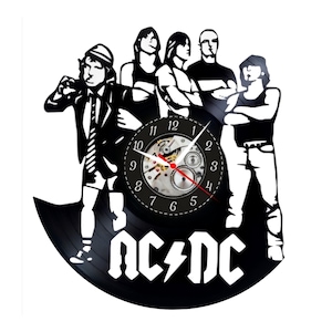 AC/DC Vinyl Record Wall Clock
