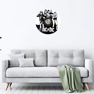 AC/DC Vinyl Record Wall Clock - Etsy