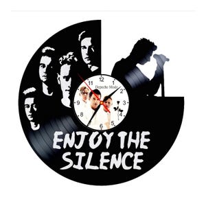 Depeche Mode &quot;Enjoy The Silence&quot; Vinyl Record Wall Clock