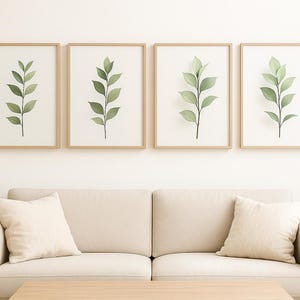 Botanica Silenziosa｜Stampe Botaniche Minimaliste per Decorazione Moderna