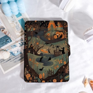 Halloween Night Kindle Case Customized for Paperwhite 1/2/3/4, Kobo Cover, Kindle Paperwhite Case, Kindle 12th Gen, Paperwhite 6&quot;/7&quot;