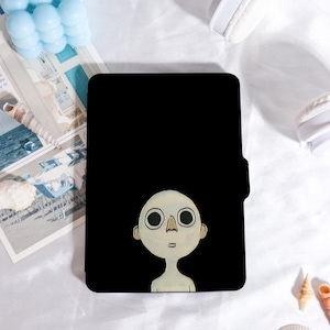 Blcak Lonely Boy Kindle Case Customized for Paperwhite 1/2/3/4, Kobo Cover, Kindle Paperwhite Case, Kindle 12th Gen, Paperwhite 6&quot;/7&quot;