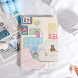 Cozy Room,Childlike Art Kindle Case Customized for Paperwhite 1/2/3/4, Kobo Cover, Kindle Paperwhite Case, Kindle 12th Gen, Paperwhite 6&quot;/7&quot;