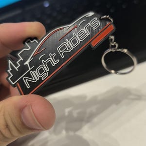 Personalized keychain with your logo, Customized keyring.