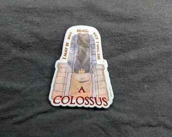 Pegatina impermeable con cita inspiradora de Dark Souls 3