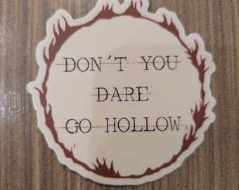 Pegatina con frase de Dark Souls: acabado mate, regalo para gamers