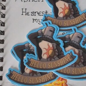 Dark Souls Solaire Sticker Perfect Gift For Souls Like Gamers