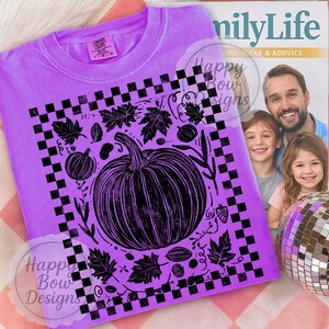 Preppy Pumpkins PNG Fall PNG Pumpkin Sublimation Design Cute Girly Autumn Aesthetic Digital Download for Shirts Cozy Art Fall Shirt Gift
