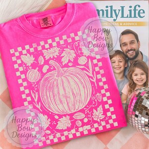 Preppy Pumpkins PNG Fall PNG Pumpkin Sublimation Design Cute Girly Autumn Aesthetic Digital Download for Shirts Cozy Art Fall Shirt Gift