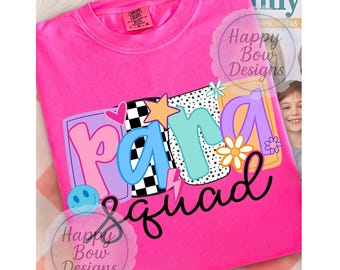 PARA Squad PNG Para Png, Preppy Para Png, Back To School Png, Para Coquette Png, Paraprofessional Png, First Day of School Png, Teacher Png