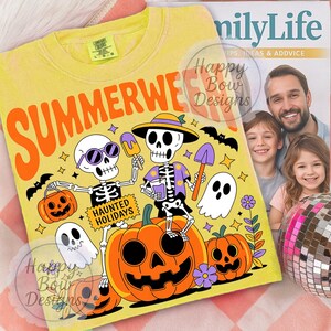 Halloween Summerween Png, Cute Summer Halloween Shirt Design, Spooky Season Beach Graphic, Trendy Sublimation, Digital Download Png, Ghost