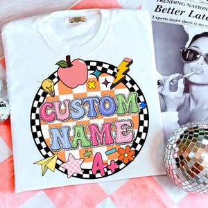 Custom Teacher Dalmatian png, Retro Back To School PNG, Dalmatian Dots Png, Teacher Life Png, Teacher Appreciation,Back To School Png design