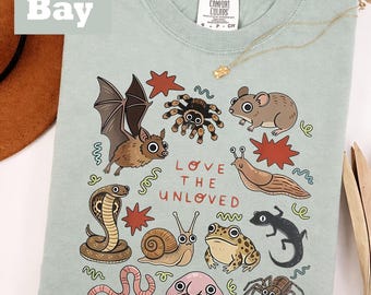 Love The Unloved Comfort Colors Shirt, Cute Weird Animal Tee, Retro Entomology Tshirt, Science Nerd Tee, Bug Lover Gift, Biology Teacher Tee