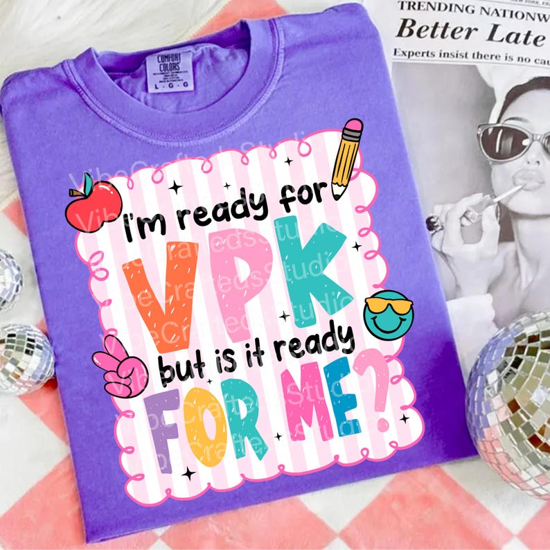 I'm Ready for VPK Png, but is It Ready for Me Png, Back to School Png ...