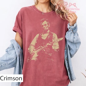 President Abraham Lincoln Playing Guitar Abe Lincoln Comfort Colors T-Shirt, Funny History Music Lover Gift, Vintage Political Humor Tee image 4