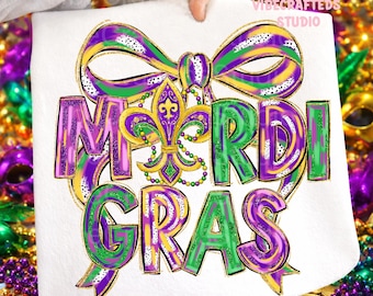 Brushstroke Mardi Gras doodles png, Mardi Gras png, fleur de lis png, Carnival png, Mardi Gras Crawfish png, Let the good times roll png