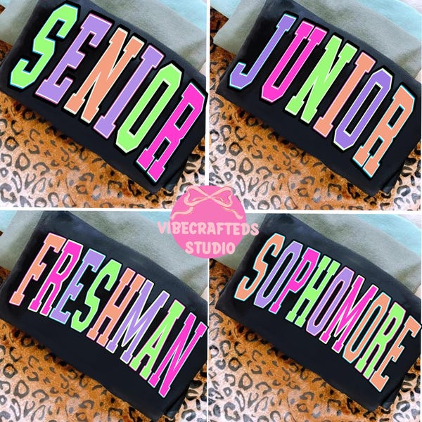 Retro Senior Bundle Png, Neon High School Bundle Png, Preppy Back To School Png, Colorful School Teacher, 1st Day Of School,School Girl png