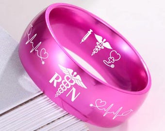 Nurse Ring, RN Ring, Medical Ring, Registered Nurse Ring, Nurse Jewelry ...