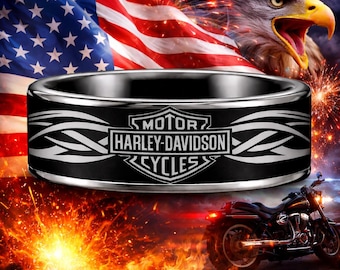 MOD HARLEY DAVIDSON Sterling Silver Lab Created Cubic Zirconia