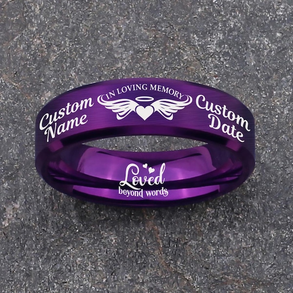 Memorial Rings - Etsy