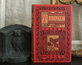 Thackeray's Poems Beautiful Gilt Illustrated 1884