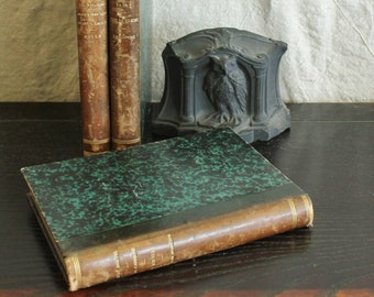 3 Antique Volumes of Bound  French Novels