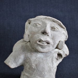 Authentic Antique Pre-Columbian La Tolita Tumaco Head Artifact