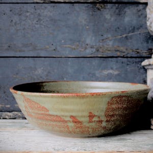 Vintage Modern Hand Thrown Studio Pottery Bowl Signed