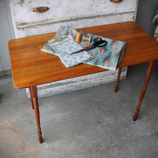 Antique Folding Sewing Table - Etsy