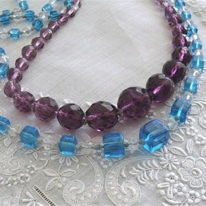 2 Vintage Czech Glass Bead Necklaces