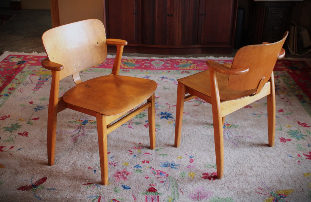 Vintage Finnish Plywood Domus Chair by Ilmari Tapiovaara for Artek - Etsy