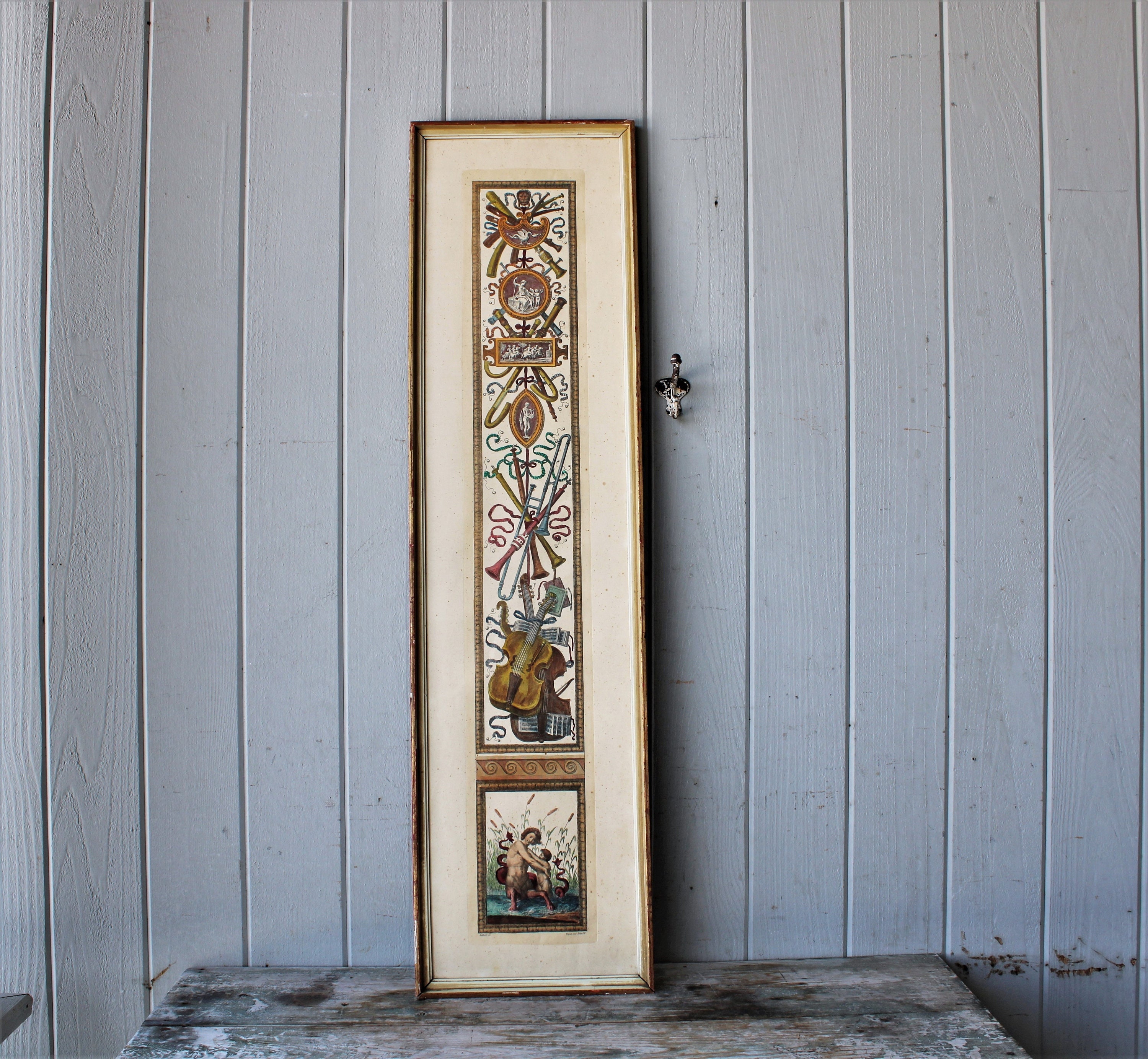 Antique Raffaello Inv Volpato Scul. Ediz P.V. Hand Colored Etching