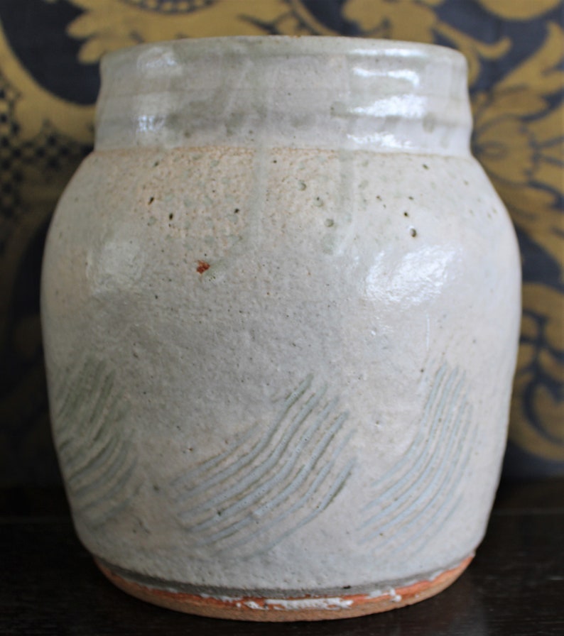 Vintage Artist Signed Rustic Hand Thrown Studio Pottery Vase - Etsy