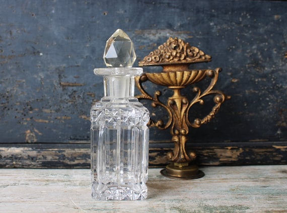 Vintage Brilliant Cut Crystal Glass Scent Perfume… - image 1