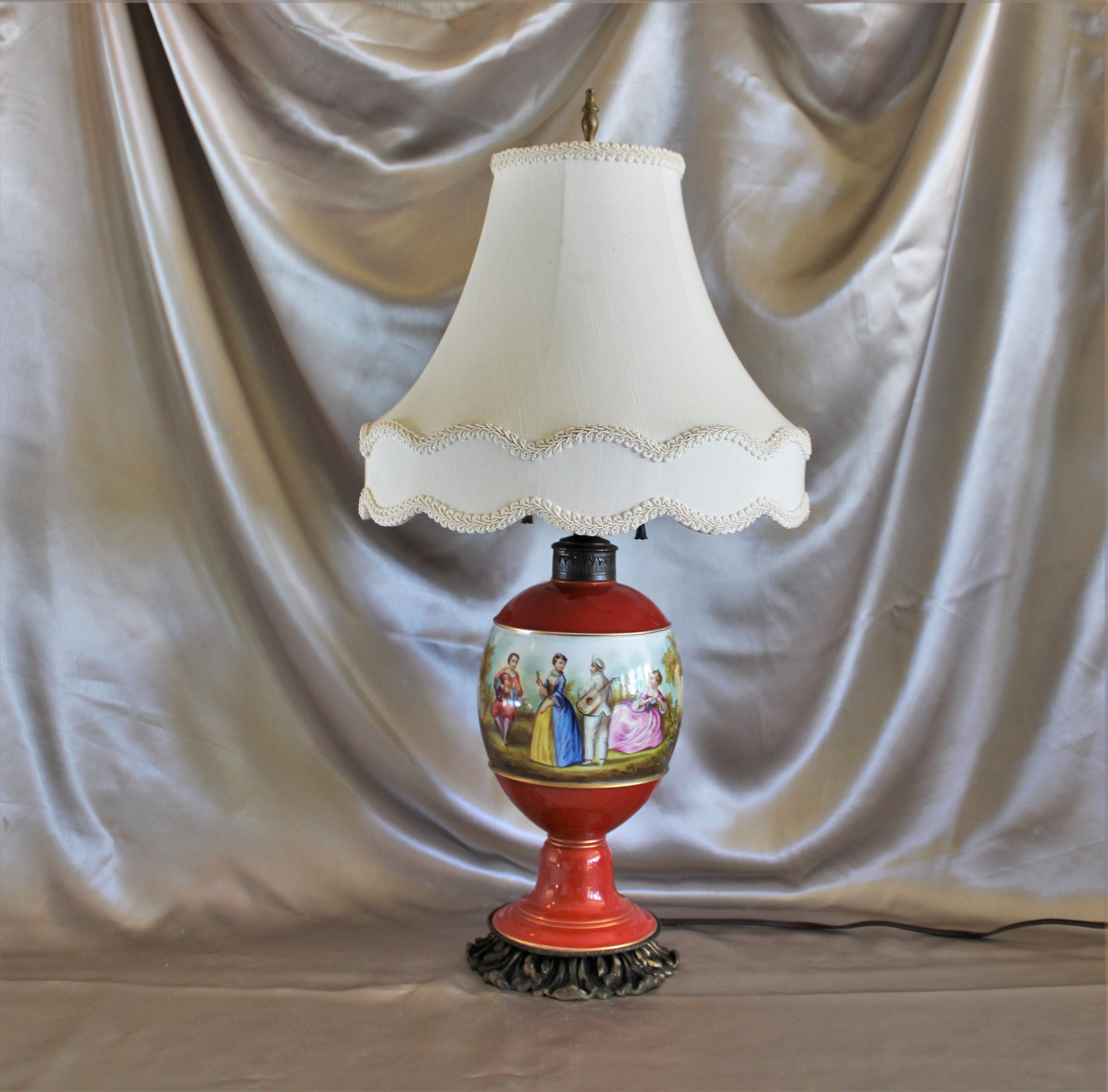 Antique porcelain table lamps deals