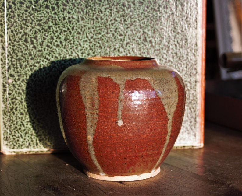 Vintage Artist Signed Rustic Hand Thrown Studio Pottery Vase - Etsy