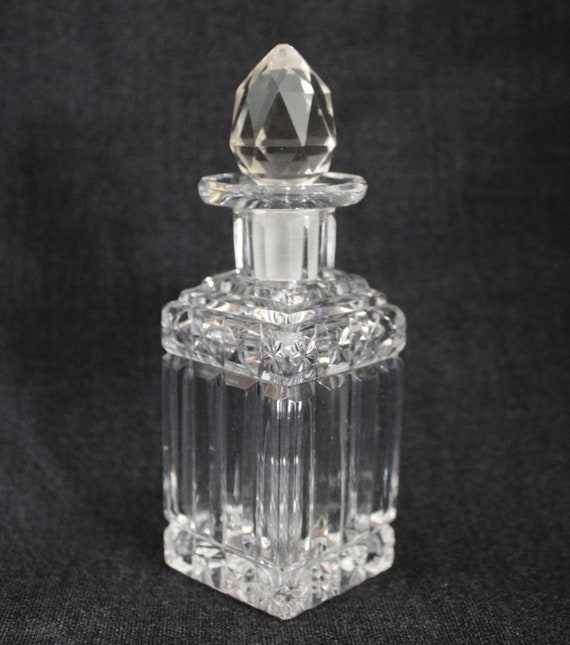 Vintage Brilliant Cut Crystal Glass Scent Perfume… - image 3