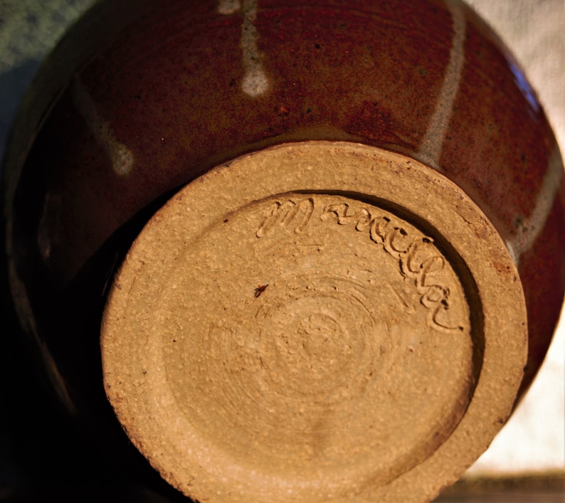 Vintage Artist Signed Rustic Hand Thrown Studio Pottery Vase - Etsy