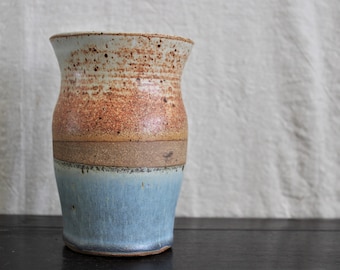 Vintage Rustic Hand Thrown Studio Pottery Vase