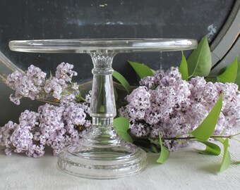 Vintage Glass Cake Stand