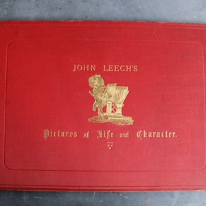 John Leech's Pictures of Life and Character Illustrated Third Series Antique Book