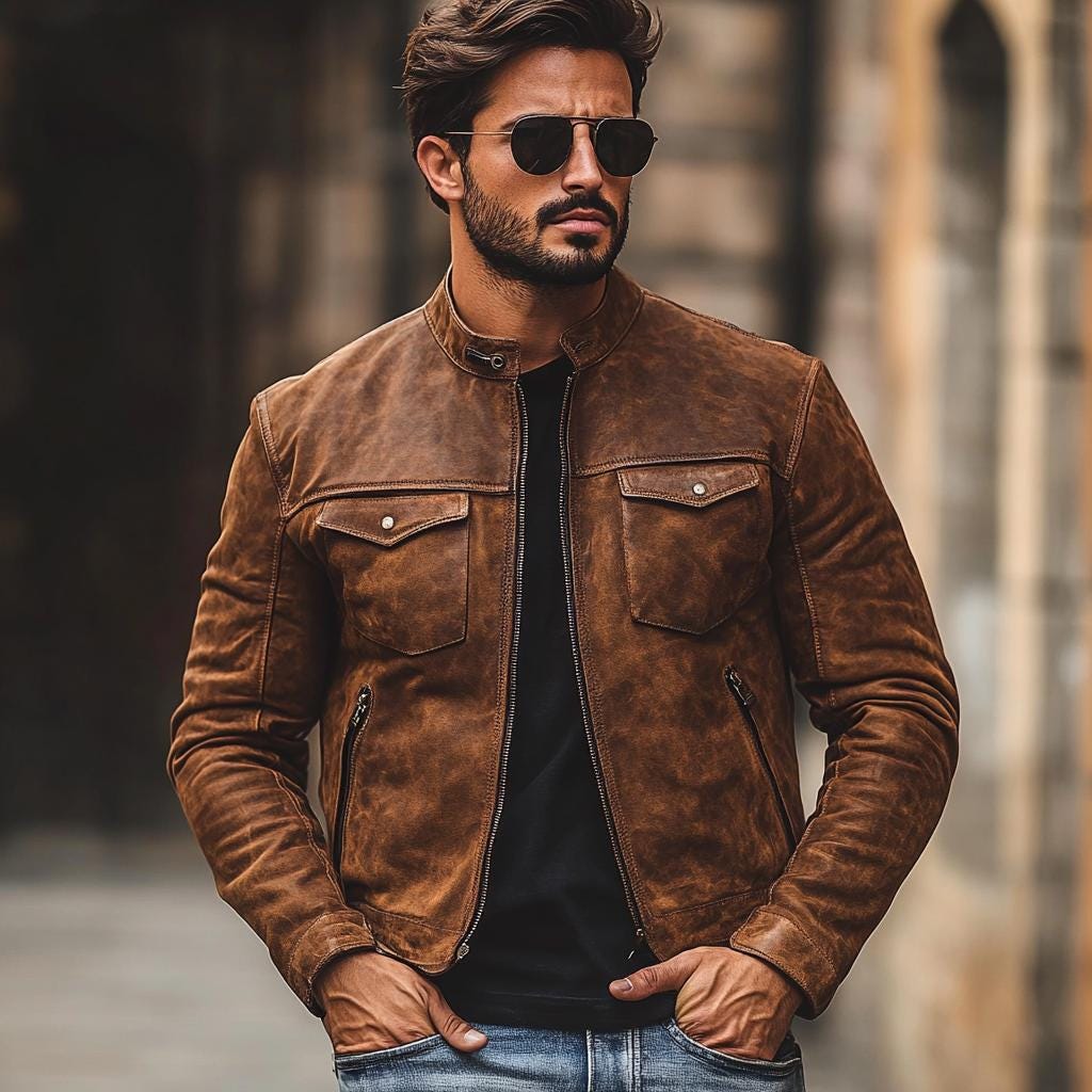 Suede Leather Zara Leather Jacket Mens Price India Faux Suede