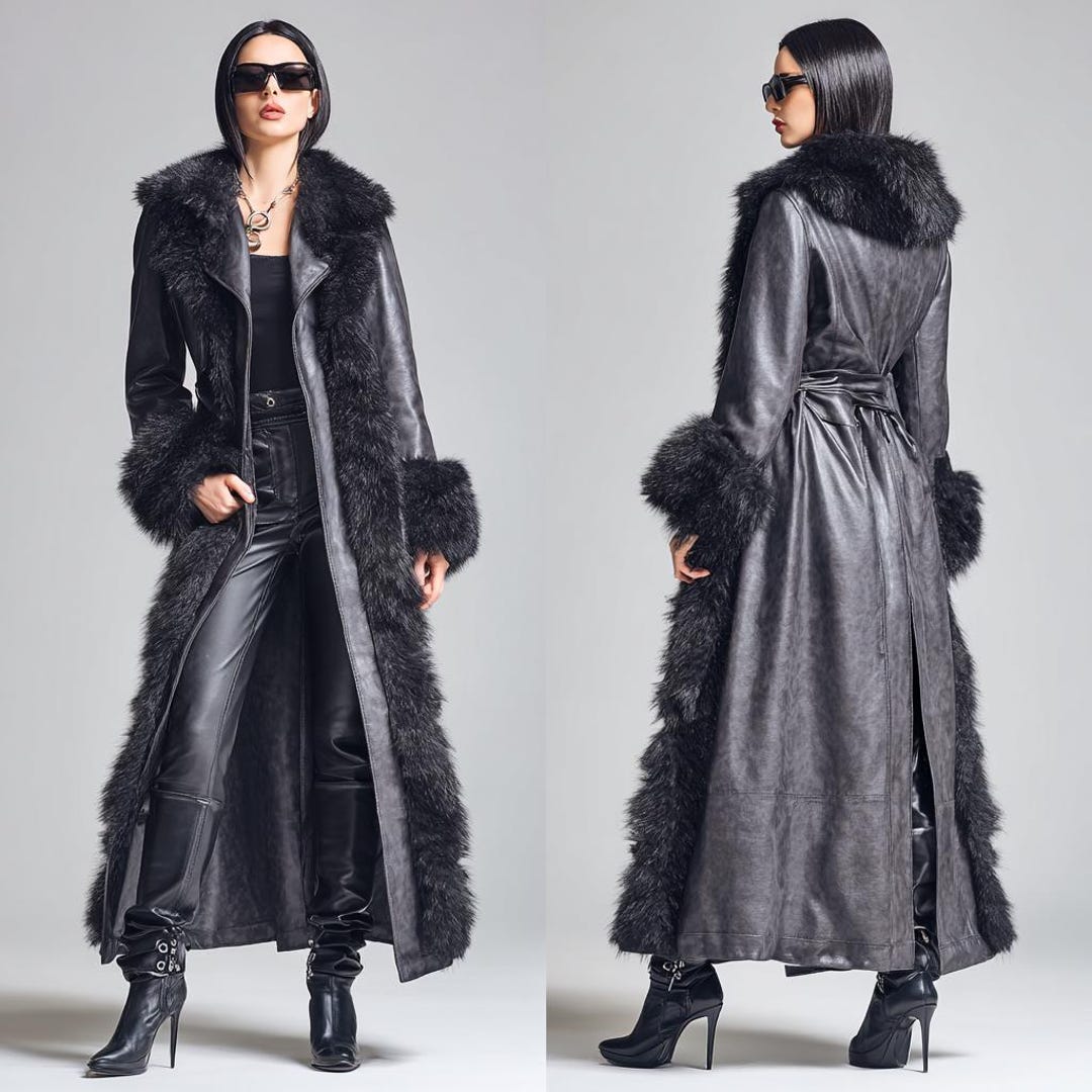 Luxury Manufacture ブラック レザートレンチコート il_1080xN.7104036824_7i15.jpg