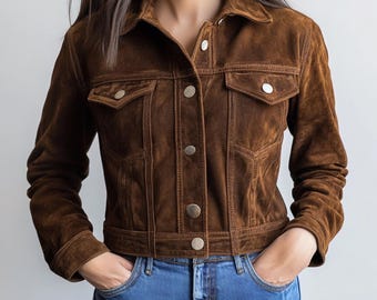 【希少】70's vintage craft westun leather Vintage 70s Leather Jacket Small - Etsy