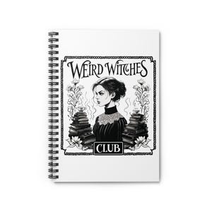 Weird Witches Club Spiral Notebook - Ruled Line, Witchy Journal, Halloween Notebook, Occult Stationery, Creepy Diary, Goth Planner