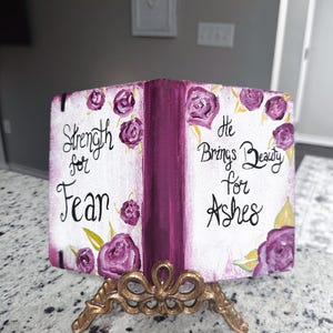 Custom hand-painted Bible