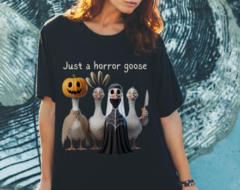 Funny Horror Goose Halloween PNG: Spooky Costume Clipart (Digital Download)