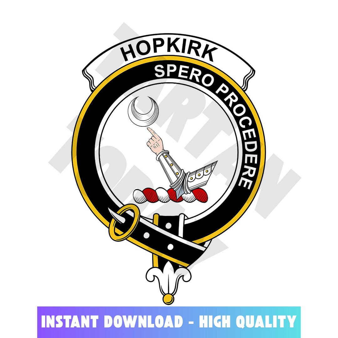 Hopkirk Clan Half Of Tartan Hoodie main image 1