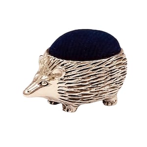 Antique Inspired Collectable Hedgehog Pin Cushion 925 Sterling Silver